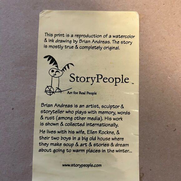 Brian Andreas Framed Art Print "All Hell" 2002 - Picture 5 of 5